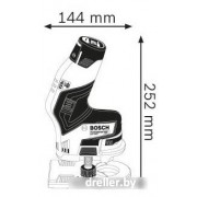 Кромочно-петельный фрезер Bosch GKF 12V-8 Professional 06016B0002 (без АКБ и кейса)