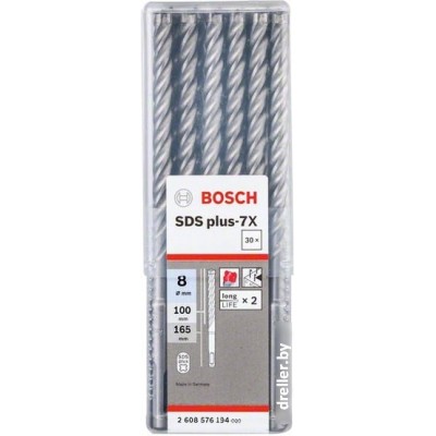 8х50х115 мм бур (сверло) SDS-plus 7X BOSCH 8х50х115 мм бур (сверло) SDS-plus 7X BOSCH