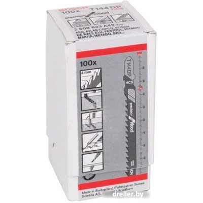 Пилка лобз. по дереву T144DP (1 шт.) BOSCH (пропил прямой, грубый, точный угловой рез) Пилка лобз. по дереву T144DP (1 шт.) BOSCH (пропил прямой, грубый, точный угловой рез)