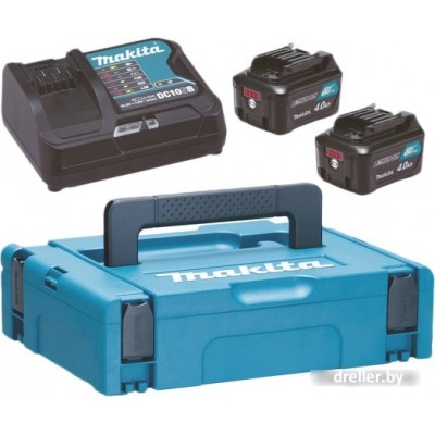 Makita BL1041B + DC10SB (12В/4 Ah + 12В) Makita BL1041B + DC10SB (12В/4 Ah + 12В)
