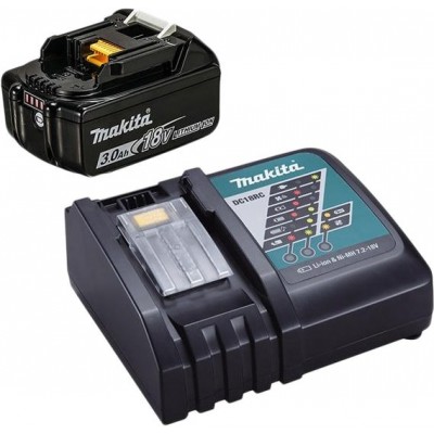 Makita BL1830B + DC18RC (18В/3.0 Ah + 7.2-18В) Makita BL1830B + DC18RC (18В/3.0 Ah + 7.2-18В)