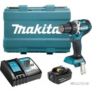 Дрель-шуруповерт Makita DDF484RT (с 1-м АКБ, кейс)