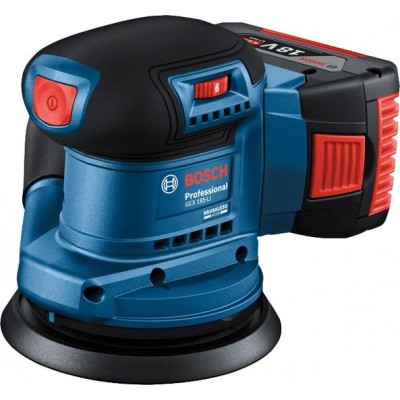 Bosch GEX 185-LI Professional 06013A5021 (с 1-м АКБ, кейс) Bosch GEX 185-LI Professional 06013A5021 (с 1-м АКБ, кейс)