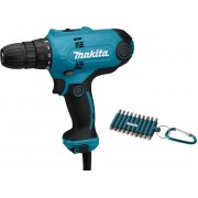Дрель-шуруповерт Makita DF0300X3 (набор оснастки)
