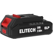Ударная дрель-шуруповерт ELITECH ДА 20УБЛ2 E2201.047.01 (с 2-мя АКБ, кейс)