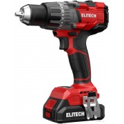 Ударная дрель-шуруповерт ELITECH ДА 21УБЛ2 E2201.048.01 (с 2-мя АКБ, кейс)