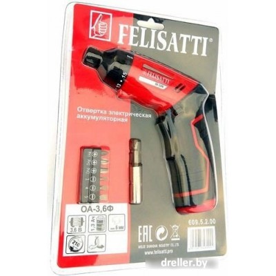 Felisatti ОА-3.6Ф 609.5.2.00 (с АКБ, набор оснастки, блистер) Felisatti ОА-3.6Ф 609.5.2.00 (с АКБ, набор оснастки, блистер)
