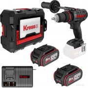 Ударная дрель-шуруповерт Kress KUC35 (с 2-мя АКБ, кейс)