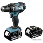 Дрель-шуруповерт Makita DDF482RFJ (с 2-мя АКБ, кейс)