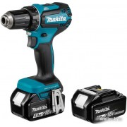 Дрель-шуруповерт Makita DDF485RTJ (с 2-мя АКБ 2.0 Ah, кейс )