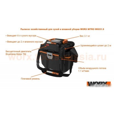 Worx WX031.9 (без АКБ и ЗУ) Worx WX031.9 (без АКБ и ЗУ)