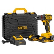 Дрель-шуруповерт Denzel CDH-BL-20 (с 2-мя АКБ, кейс)