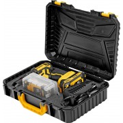 Ударная дрель-шуруповерт Denzel CIDH-BL-20 (с 2-мя АКБ, кейс)