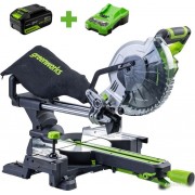 Торцовочная пила Greenworks GD24MS216 1501707UG (с 1-им АКБ)