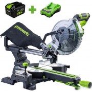 Торцовочная пила Greenworks GD24MS216 1501707UH (с 1-им АКБ)