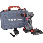 Аккумуляторная дрель-шуруповерт Profipower MKBL-18BM