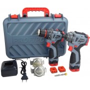 Profipower ProfiSet 2A16 E0227 (шуруповерт, винтоверт, 2 АКБ, кейс)